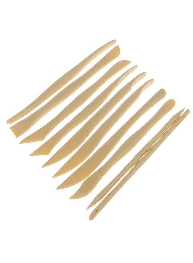 Artnery 10pcs Clay Sculpting Tool Wax Carving Pottery Tools Plastic Sculpture Shaper Polymer Modeling Clay Tools - Image 2